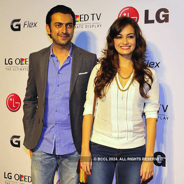 Celebs at LG G flex launch