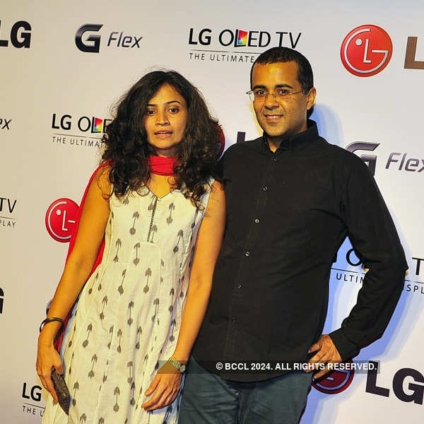 Celebs at LG G flex launch