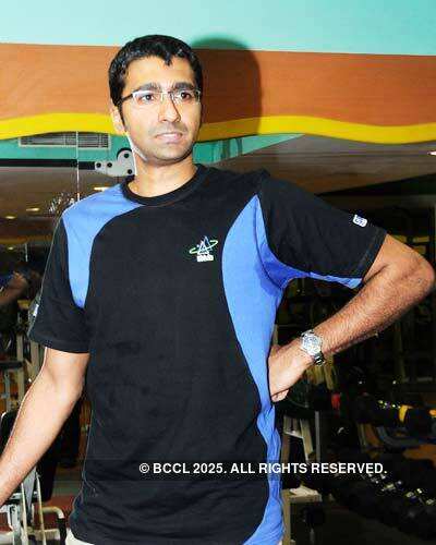 Naren Kumar at his fitness test