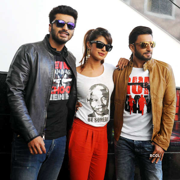 Gunday cast visit college campus