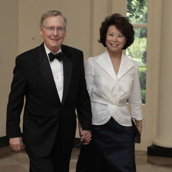 Senate Minority Leader Sen Mitch Mcconnell Married His Second Wife Elaine Chao In 1993 Chao Served As The Secretary Of Labor Under Republican President George W Bush From 2001 To 2009