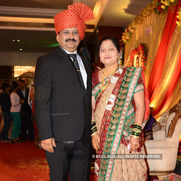 Himanshu and Prachi's wedding reception