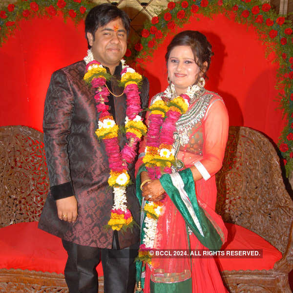 Himanshu and Prachi's wedding reception