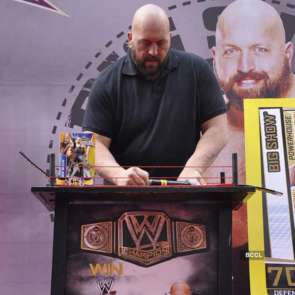 WWE superstar Big Show in Mumbai!