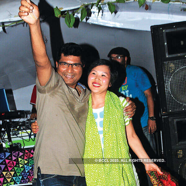 Valentine's Day party on a love boat