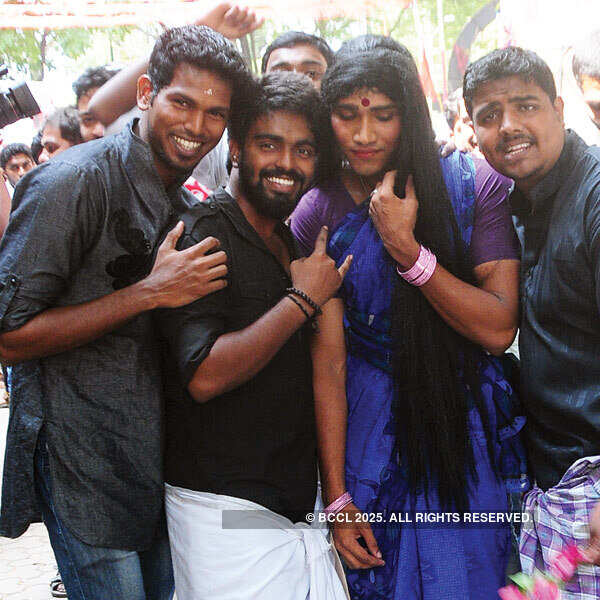 College students celebrate Valentine's Day