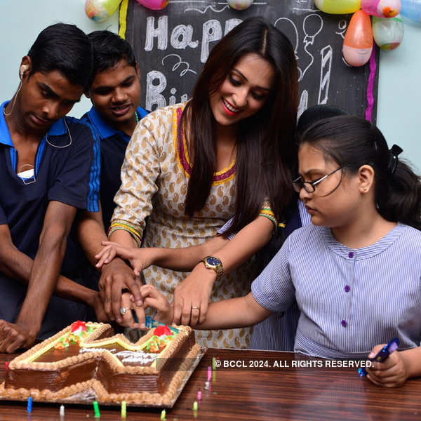 Mimi Chakraborty's birthday with orphanage
