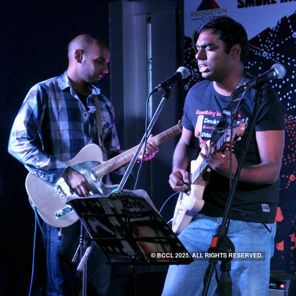 Neel Adhikari at a musical event