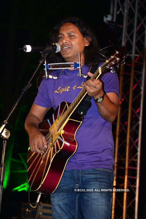 Usha performed at a cultural evening in Bangalore