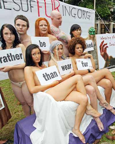 Launch of anti-fur campaign