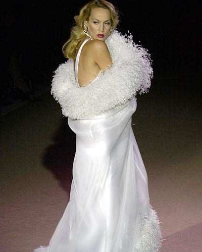 Top French model Laetitia Casta, for French fashion designer Yves Saint ...