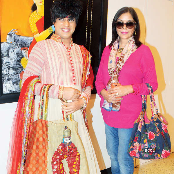 Raosaheb Gurav's painting exhibition