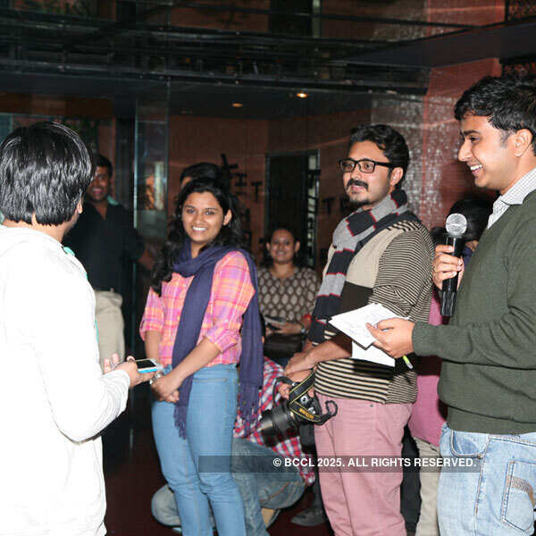 Celebs at an orientation session