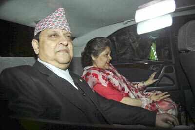 Nepal's king leaves palace