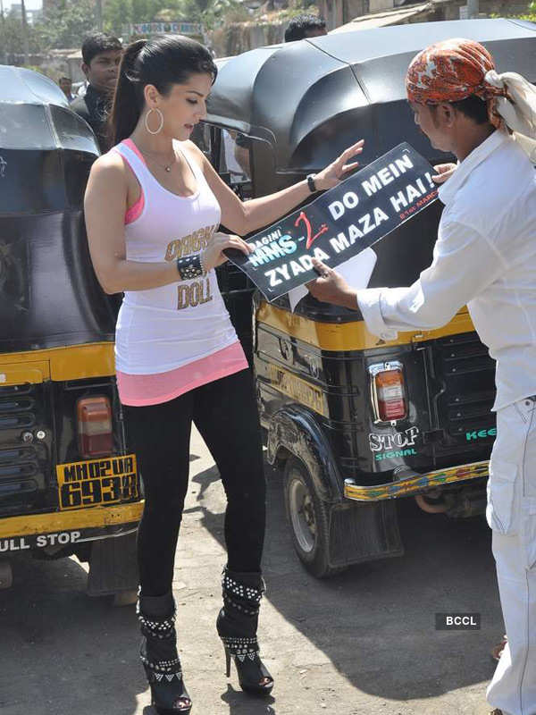 Sunny Leone promotes Ragini MMS 2