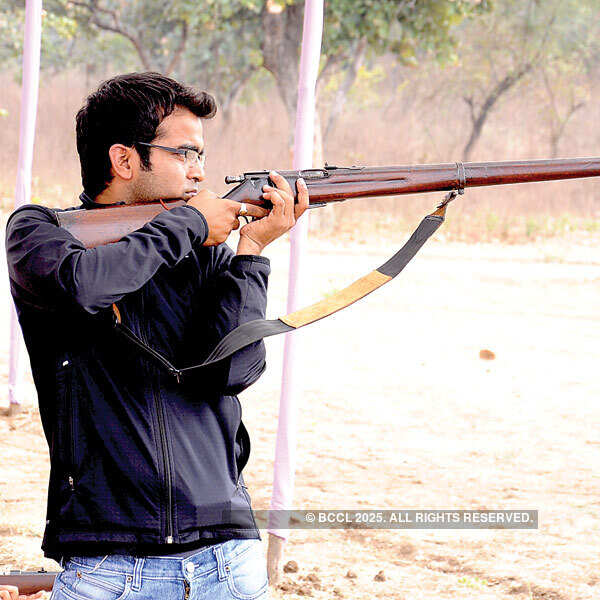 Rifle shooting competition