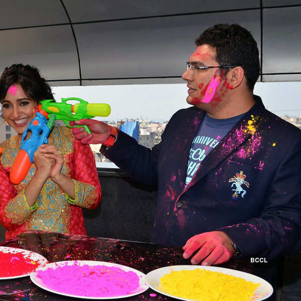 Youngistaan cast celebrate on Holi