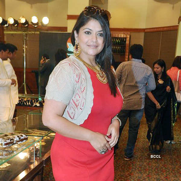 Celebs at a Jewellery exhibition
