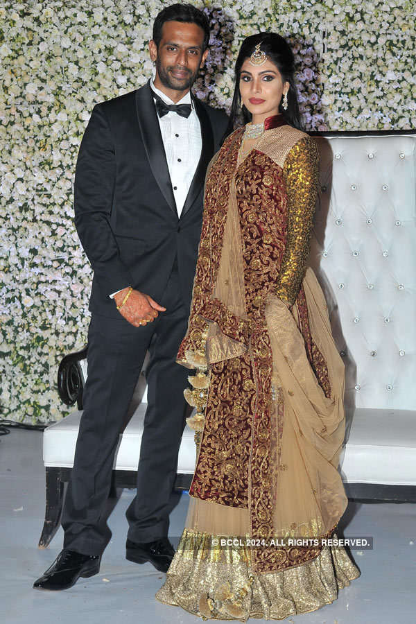Kaushik & Ashritha's wedding reception