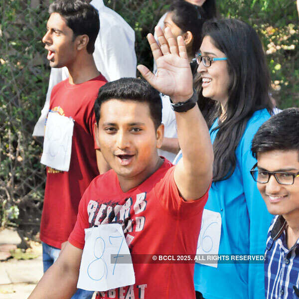 Backward walk organised by an institute in Indore