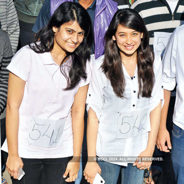 Backward walk organised by an institute in Indore