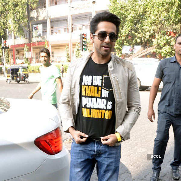 Sonam, Ayushmann promote Bewakoofiyaan