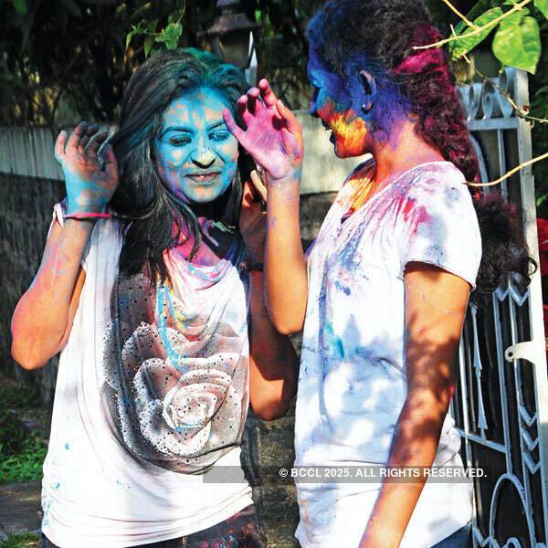 Holi celebration @ Kochi college