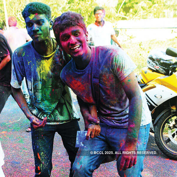 Holi celebration @ Kochi college
