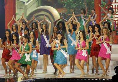 Marianne Cruz Gonzalez, Miss Dominican Republic poses during the ...