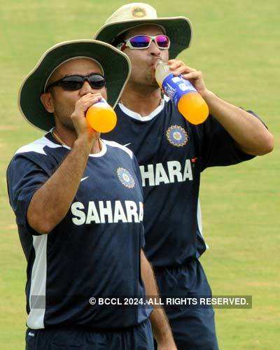 Team India at nets