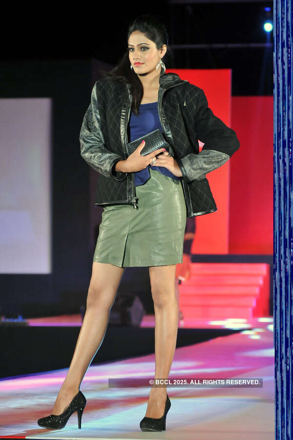 Leather fashion show