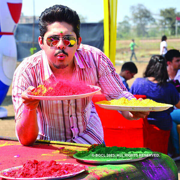 Holi Milan organised by Rotary Club