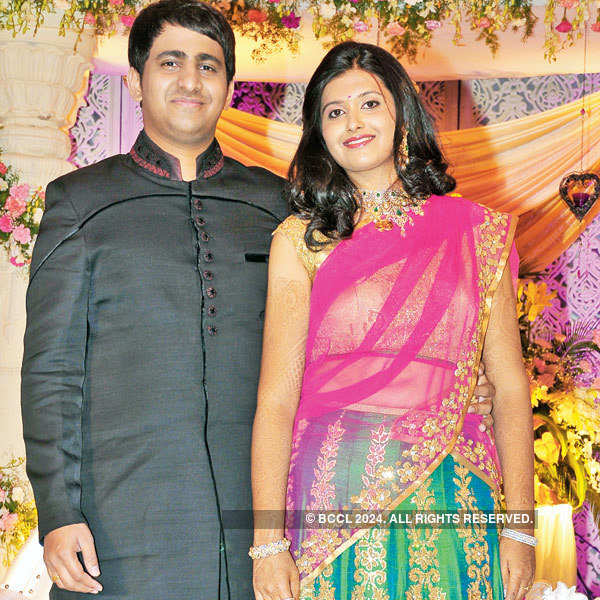 Eknath and Pragya’s wedding reception