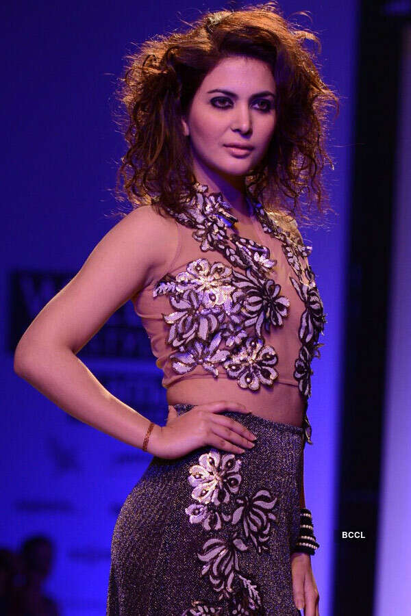 Ankita Shorey walks the ramp