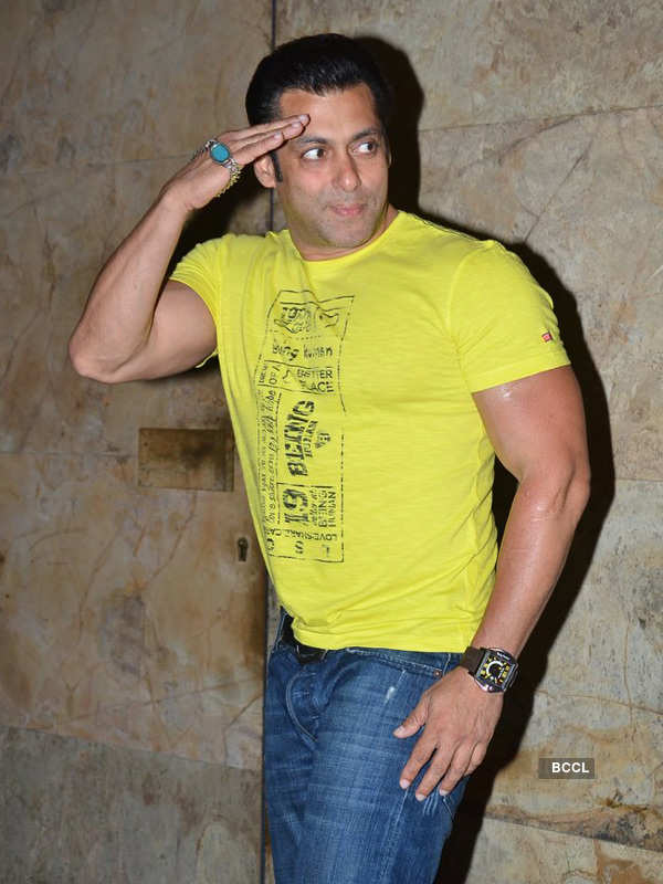 Salman Khan @ special screening of Yellow