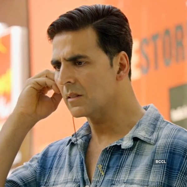 Akshay Kumar in a still from the Bollywood action thriller Holiday: A  Soldier Is Never Off Duty.