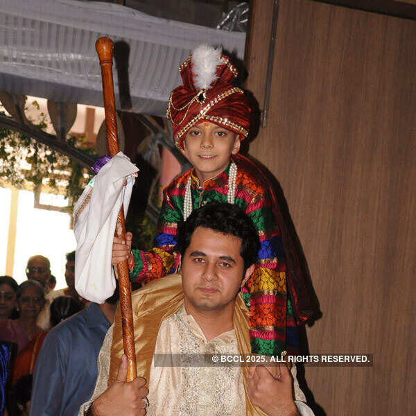 Soham Thakar's thread ceremony 