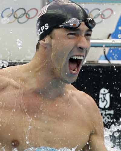Phelps' historic 8th gold