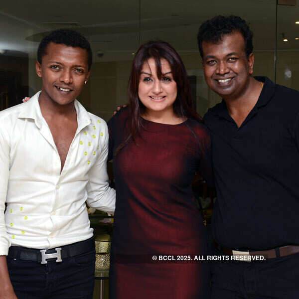 Celebs attend a fashion show