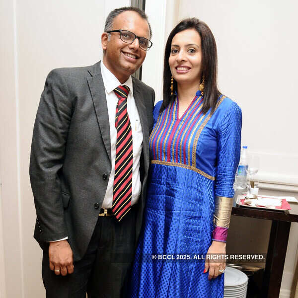 Celebs at a dinner party