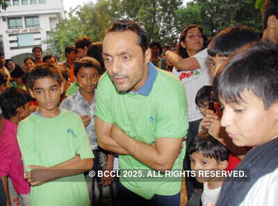 Rahul at kids programme