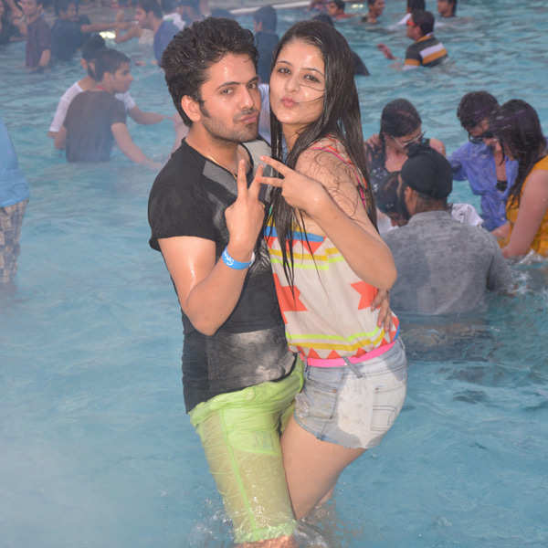 Pool party at Chokar Dhani in Nagpur