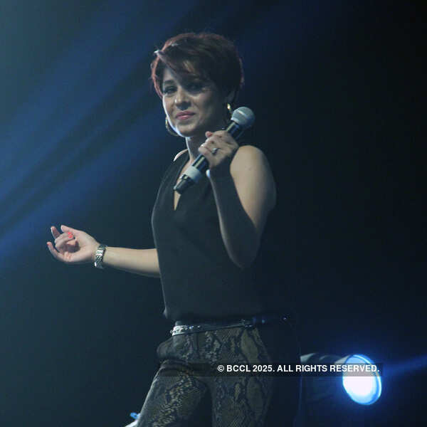 Sunidhi Chauhan performs in the city