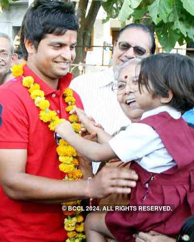 Suresh at a Orphanage