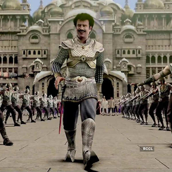 Rajinikanth in a still from the 3D animated film Kochadaiiyaan.