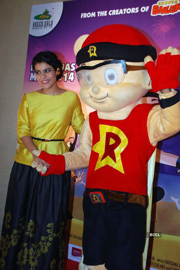 Kajol during the press conference of animation film Mighty Raju Rio  Calling, held at Novotel, in Mumbai, on May 09, 2014.