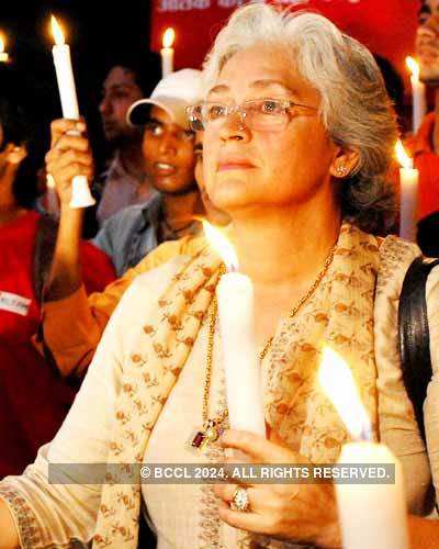 Candle light march