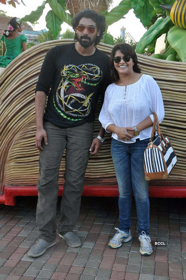 Rana Daggubati and Pallavi Joshi at the Grand Imagica Parade, held at