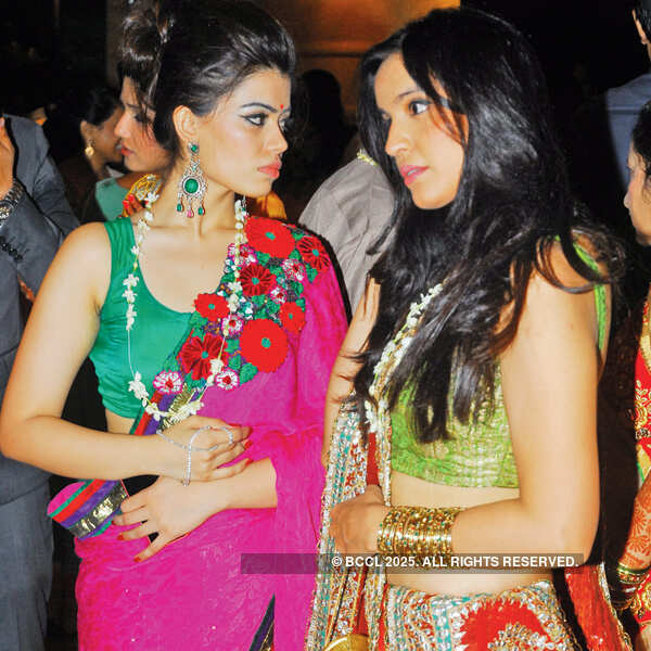 Chanul and Medha's wedding party