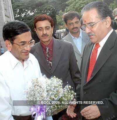 Nepalese PM at Infosys